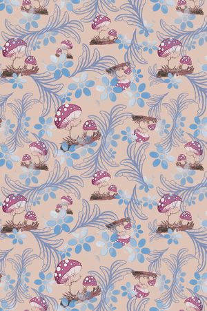 绿植树叶印花华亿平台图片