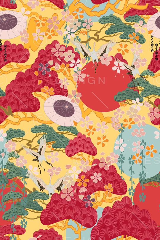 樱花印花华亿平台图片