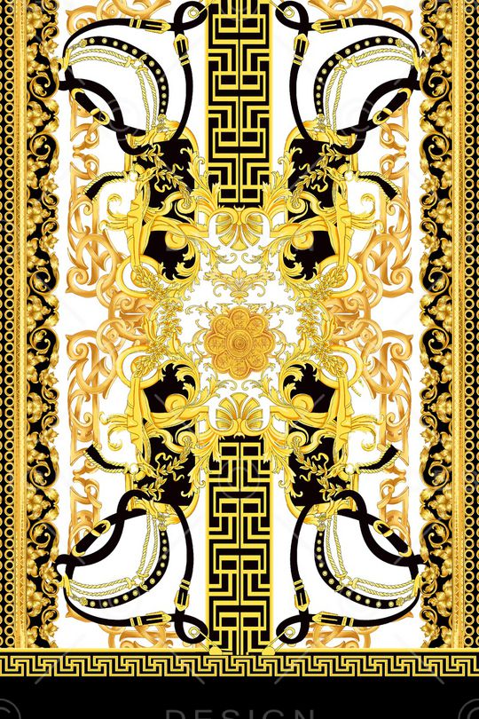 宫廷风印花华亿平台图片