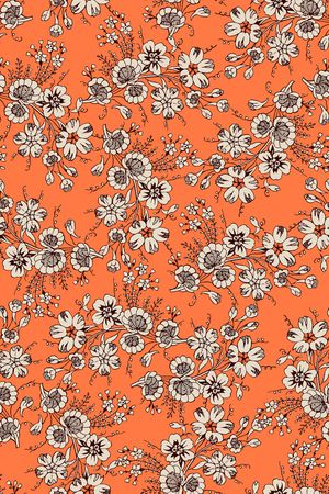 抽象花卉印花华亿平台图片