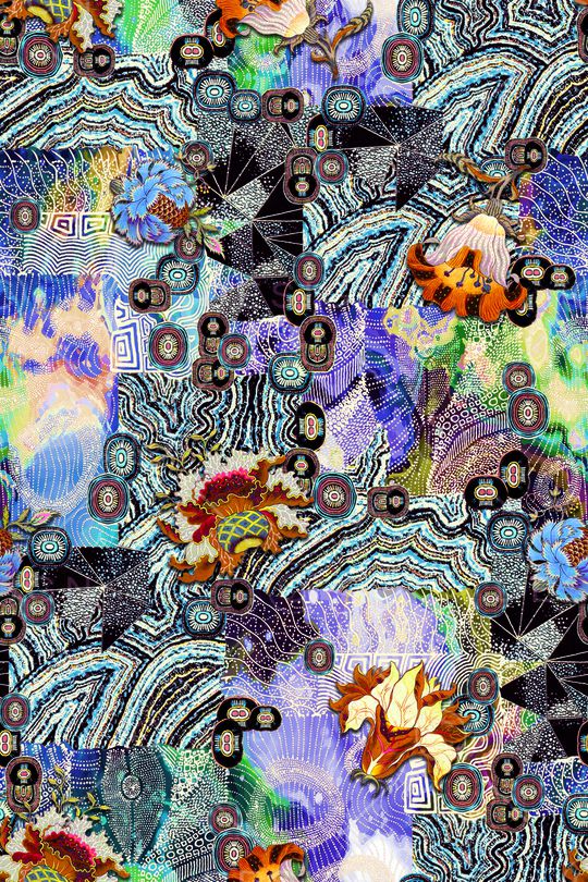 定位花印花华亿平台图片