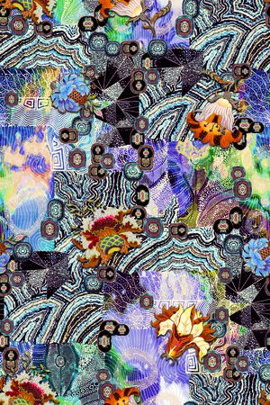 定位花印花华亿平台图片