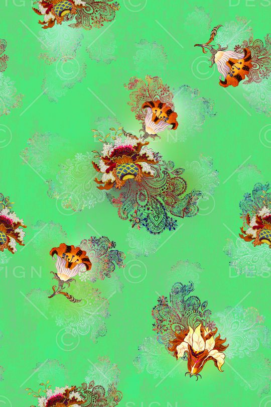 定位花印花华亿平台图片