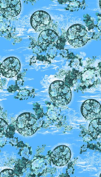 定位花印花华亿平台图片