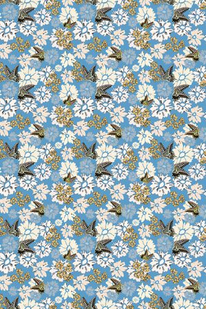 小碎花印花华亿平台图片