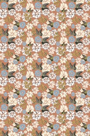 小碎花印花华亿平台图片