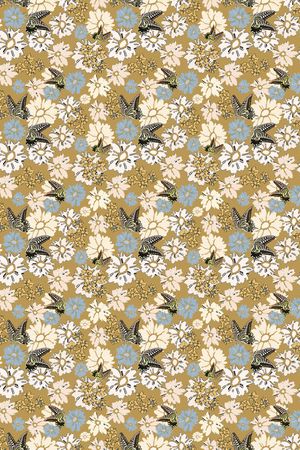 小碎花印花华亿平台图片