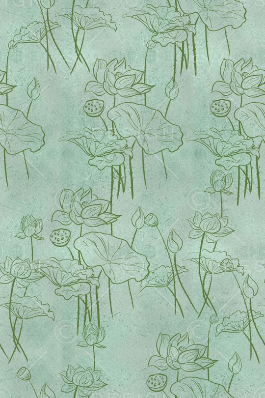 荷花印花华亿平台图片