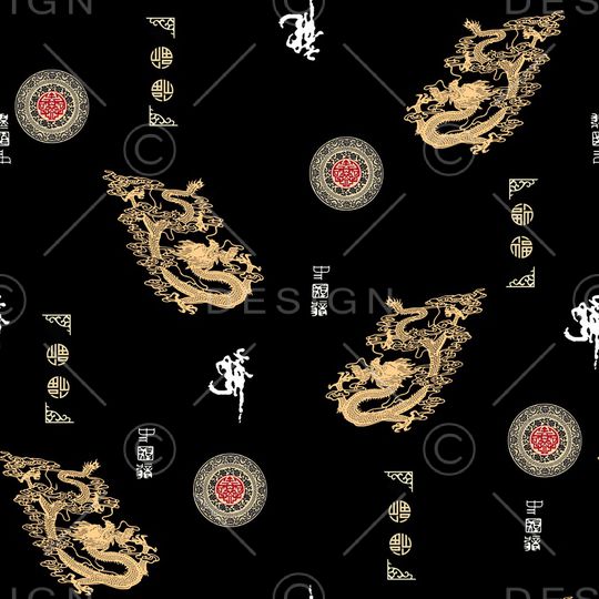 唐装印花华亿平台图片