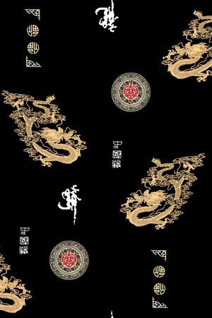 唐装印花华亿平台图片