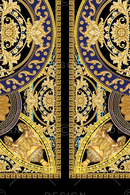 宫廷风印花华亿平台图片