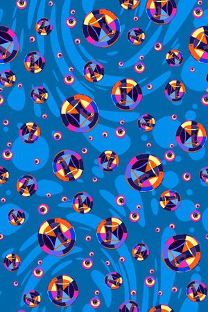 几何印花华亿平台图片