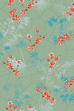 连衣裙印花华亿平台图片