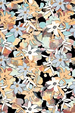 绿植树叶印花华亿平台图片