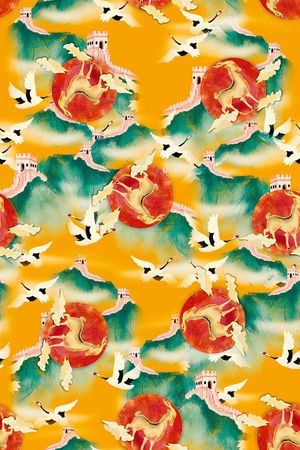 香云纱印花华亿平台图片