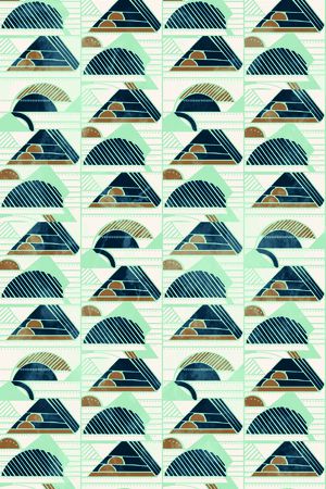 几何印花华亿平台图片