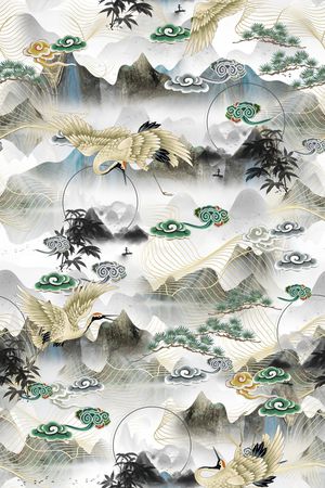 祥云印花华亿平台图片