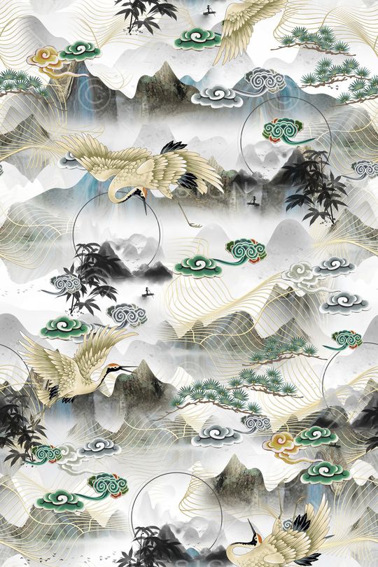 祥云印花华亿平台图片