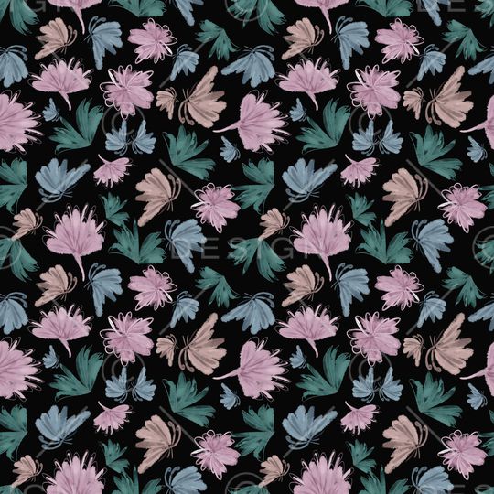 手绘印花华亿平台图片