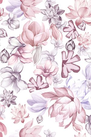 民族花卉印花华亿平台图片