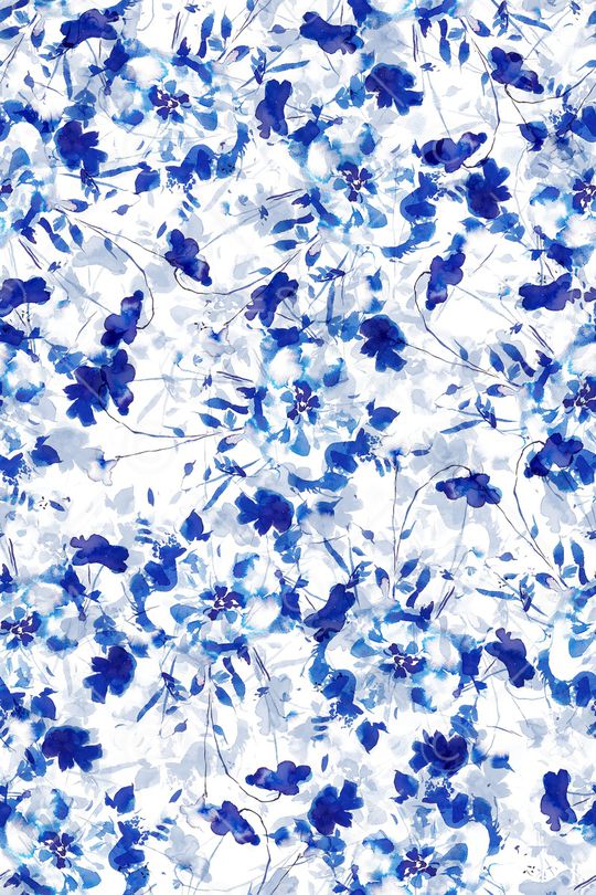 抽象花卉印花华亿平台图片