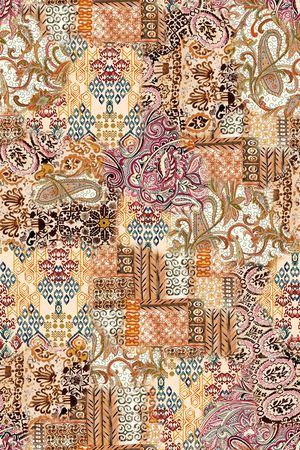 几何印花华亿平台图片