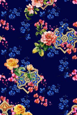 菱形印花华亿平台图片