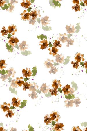 绿植树叶印花华亿平台图片