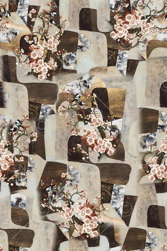 几何印花华亿平台图片