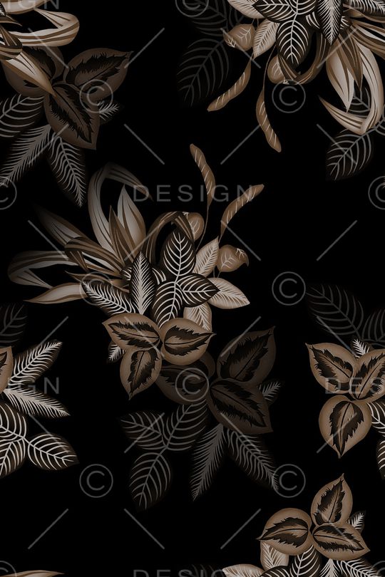 绿植树叶印花华亿平台图片