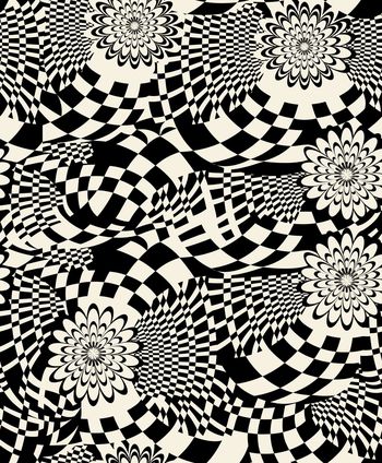 格子印花华亿平台图片