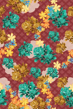 民族风印花华亿平台图片