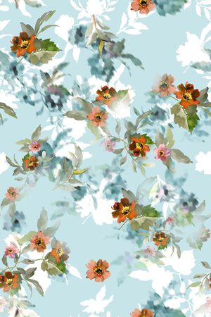 绿植树叶印花华亿平台图片