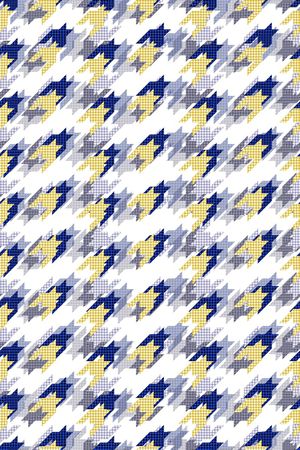 千鸟格印花华亿平台图片