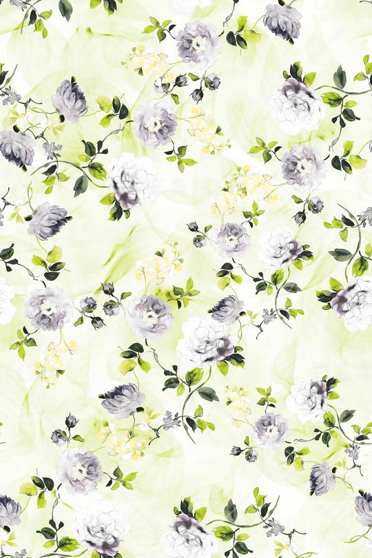 绿植树叶印花华亿平台图片