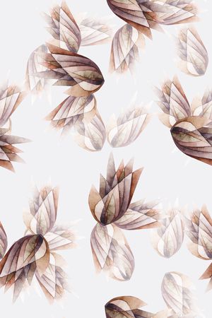 绿植树叶印花华亿平台图片