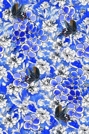 春夏华亿平台印花华亿平台图片