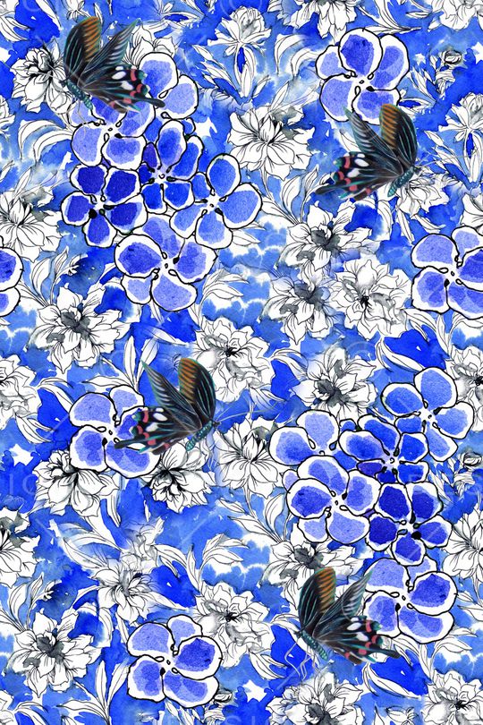 春夏华亿平台印花华亿平台图片