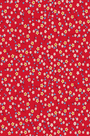 清爽底花卉印花华亿平台图片