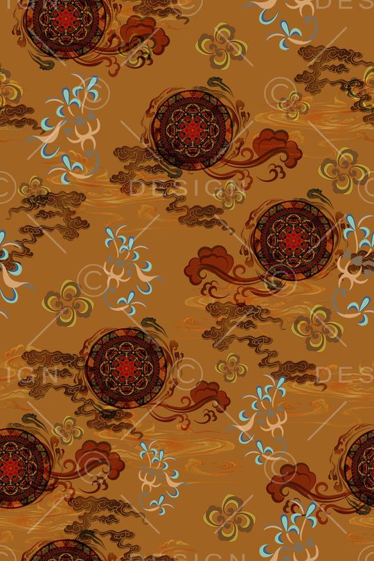 民族风印花华亿平台图片