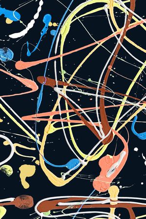 笔触印花华亿平台图片