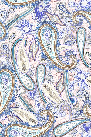 佩斯利印花华亿平台图片