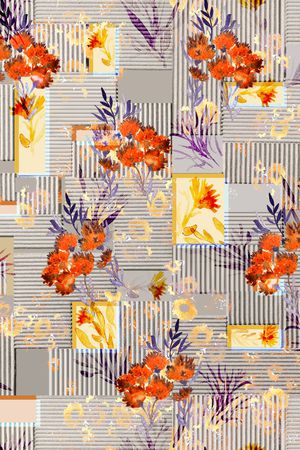 几何印花华亿平台图片