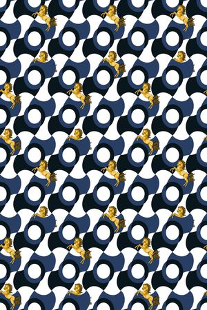 动物花卉印花华亿平台图片