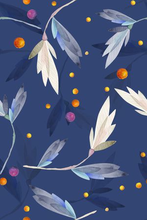 绿植树叶印花华亿平台图片