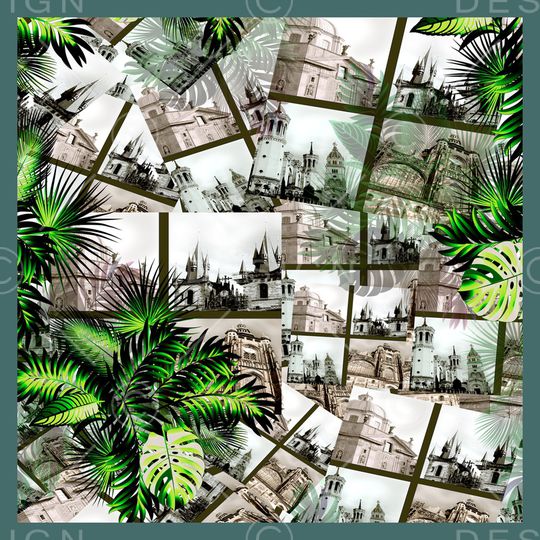 复古印花华亿平台图片