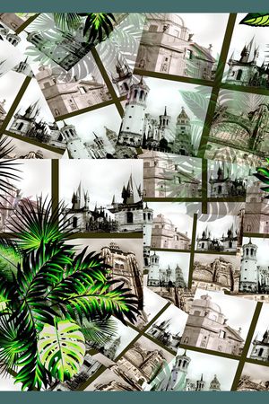 复古印花华亿平台图片