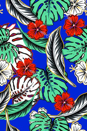 绿植树叶印花华亿平台图片