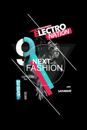 几何印花华亿平台图片