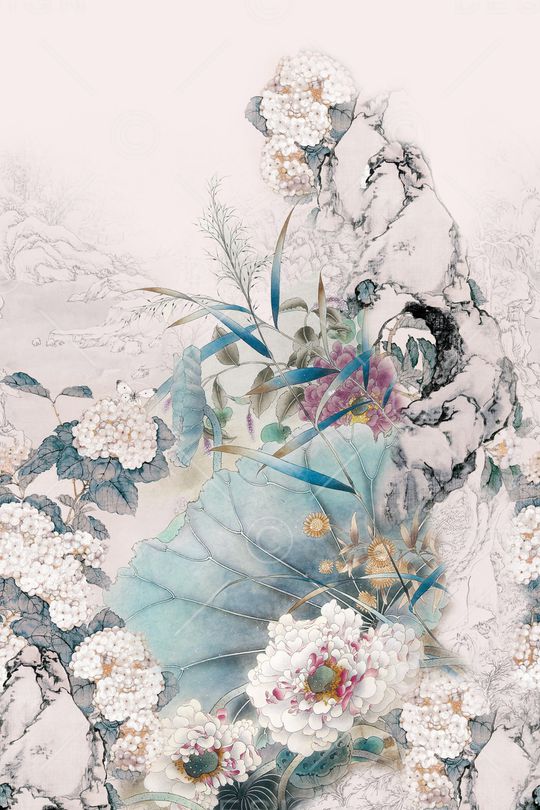 定位花印花华亿平台图片